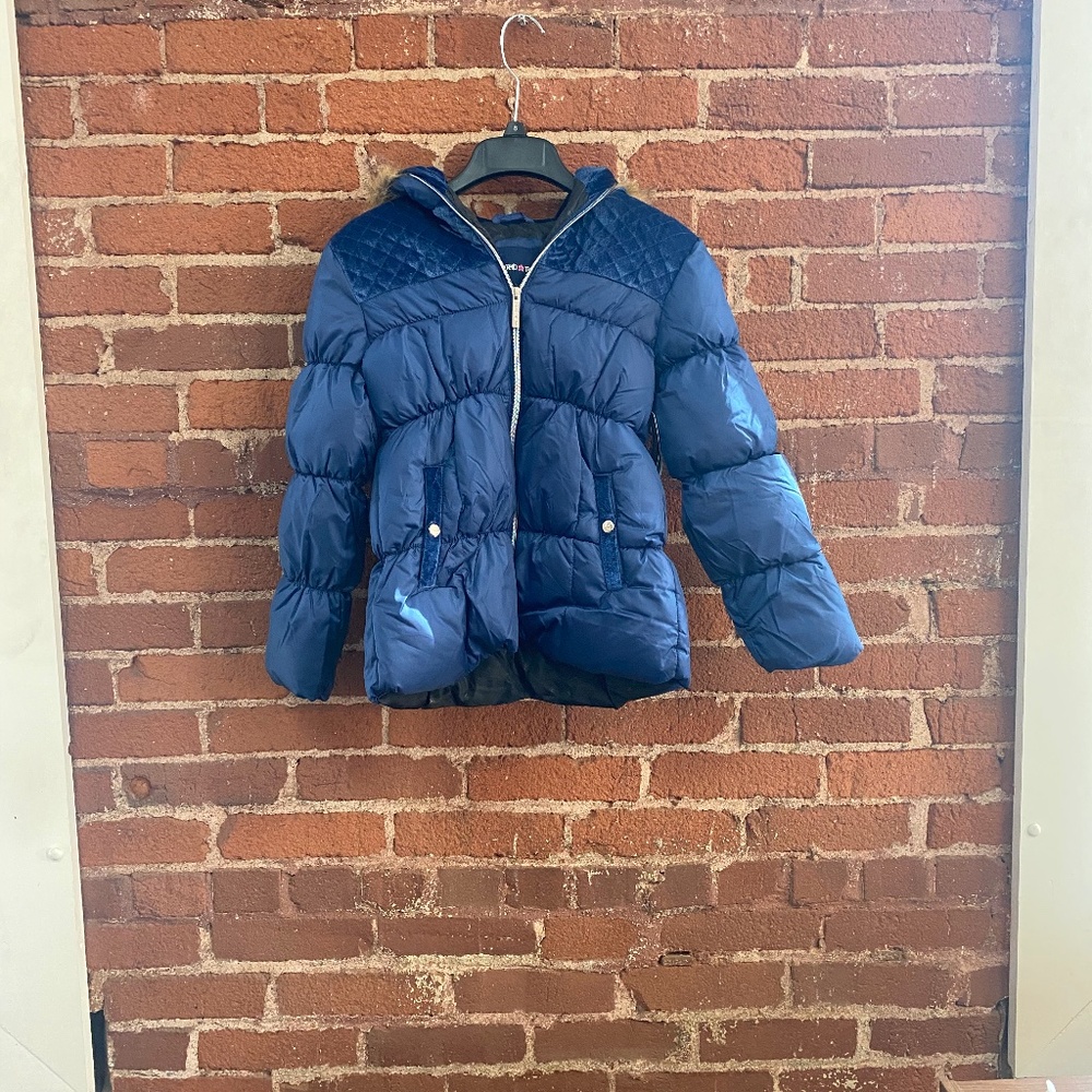 Limited Too Kid's Navy Puffer Coat